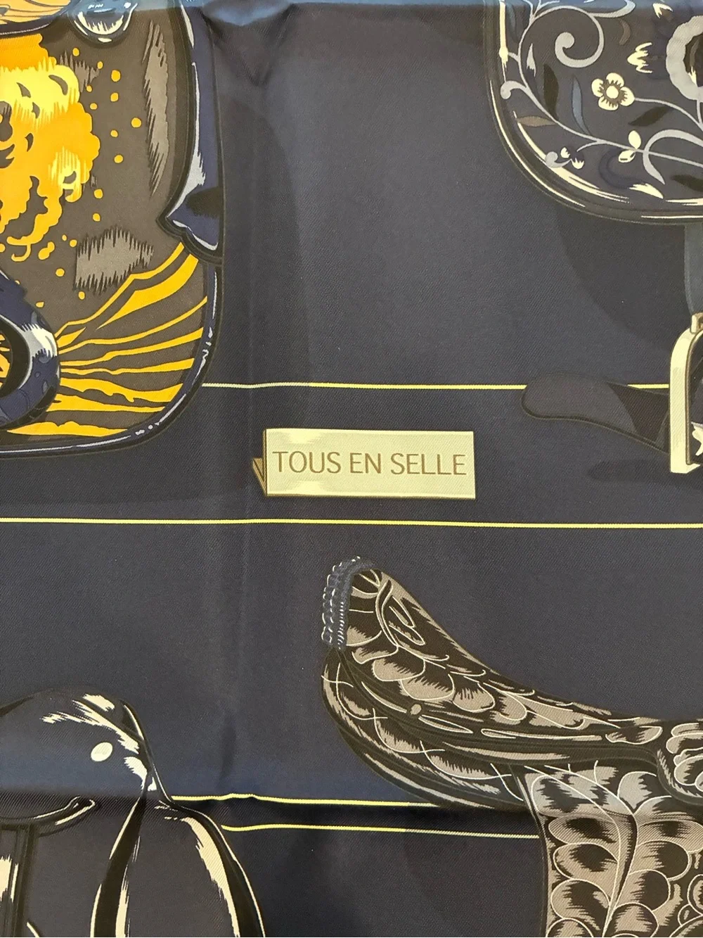 Hermès Tous  en Selle 90cm Silk by Daiske Nomura NWT Pristine
